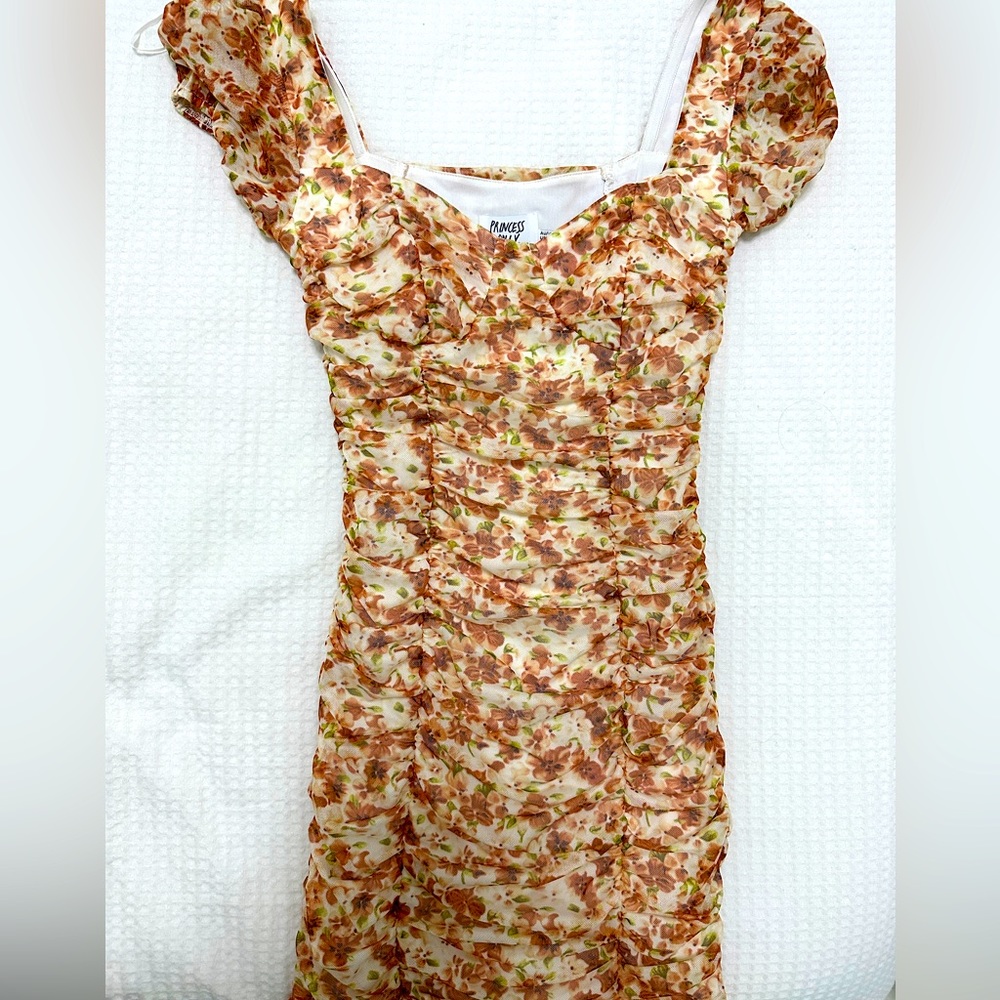 Princess polly ruched mini dress